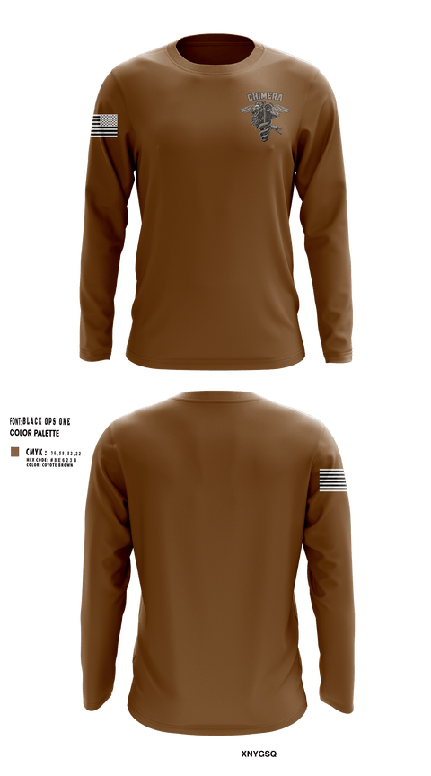 Long Sleeve Performance Shirt, Chimera Company, Army, Teamtime, Team time, sublimation, custom sports apparel, team uniforms, spirit wear, spiritwear, sports uniforms, custom shirts, team store, custom team store, fundraiser sports, apparel fundraiser