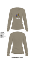 Pierlink 77649293 Women's Long Sleeve V-neck Shirt - 28