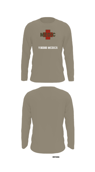 Long Sleeve Performance Shirt, Voodoo Medics, National Guard, Teamtime, Team time, sublimation, custom sports apparel, team uniforms, spirit wear, spiritwear, sports uniforms, custom shirts, team store, custom team store, fundraiser sports, apparel fundraiser