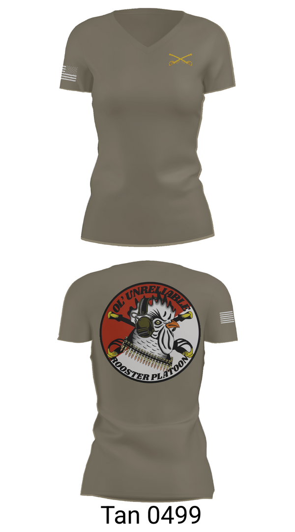 Womens Short Sleeve Vneck Shirt, , Army, Teamtime, Team time, sublimation, custom sports apparel, team uniforms, spirit wear, spiritwear, sports uniforms, custom shirts, team store, custom team store, fundraiser sports, apparel fundraiser