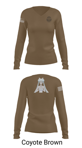 Womens Long Sleeve Vneck Shirt, State of Hawaii Department of the Attorney General (HIAG) Civil Rights Investigations Unit, Police, Teamtime, Team time, sublimation, custom sports apparel, team uniforms, spirit wear, spiritwear, sports uniforms, custom shirts, team store, custom team store, fundraiser sports, apparel fundraiser