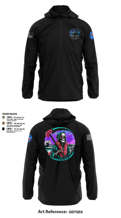 REAPERS, FT SHAFTER 63519061 Windbreaker - 3