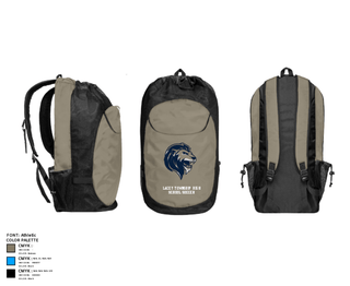 Gear Bag, Lacey Township High School Soccer, Men's Soccer, Teamtime, Team time, sublimation, custom sports apparel, team uniforms, spirit wear, spiritwear, sports uniforms, custom shirts, team store, custom team store, fundraiser sports, apparel fundraiser