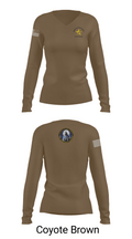 USAG Fort Hunter Liggett 63264859 Women's Long Sleeve V-neck Shirt - 15