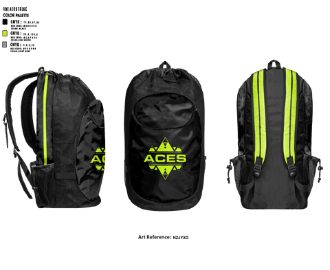 Gear Bag, Georgia Aces, Women's Volleyball, Teamtime, Team time, sublimation, custom sports apparel, team uniforms, spirit wear, spiritwear, sports uniforms, custom shirts, team store, custom team store, fundraiser sports, apparel fundraiser
