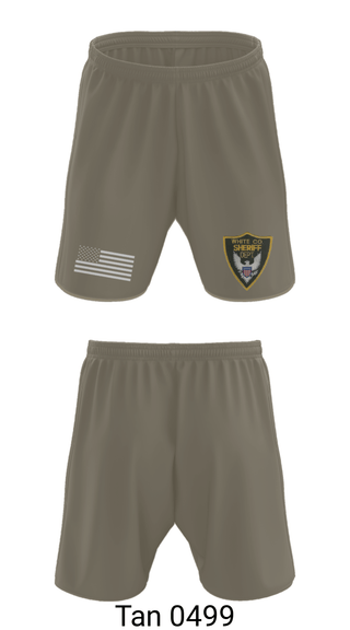 Athletic Shorts With Pockets, White County Sheriff's Office, Police, Teamtime, Team time, sublimation, custom sports apparel, team uniforms, spirit wear, spiritwear, sports uniforms, custom shirts, team store, custom team store, fundraiser sports, apparel fundraiser