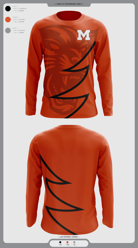Long Sleeve Performance Shirt, Milton Area Black Panthers, , Teamtime, Team time, sublimation, custom sports apparel, team uniforms, spirit wear, spiritwear, sports uniforms, custom shirts, team store, custom team store, fundraiser sports, apparel fundraiser