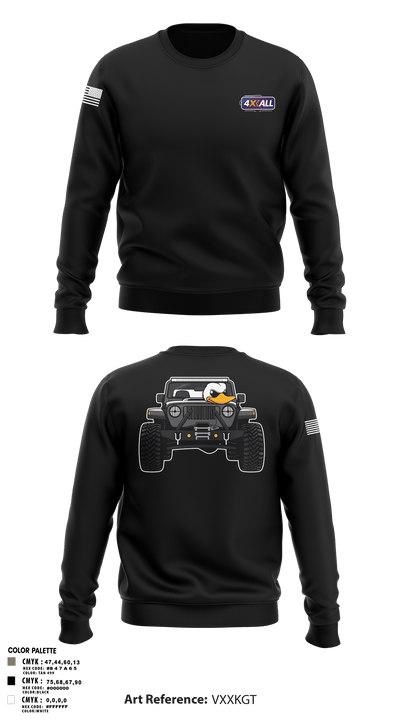 4XALL 51038609 Crew Neck Sweatshirt - 3