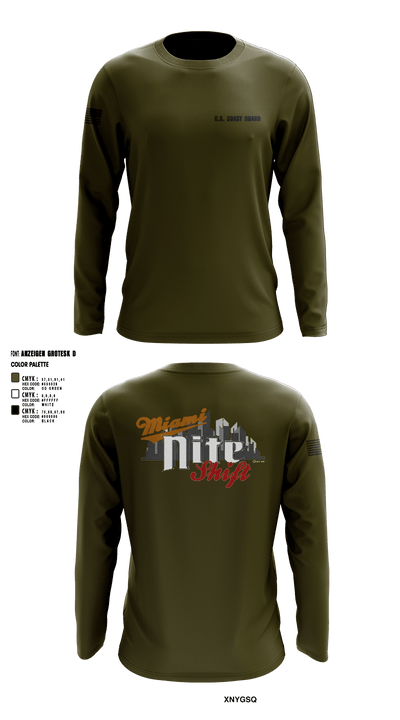 Air Station Miami 95646017 Long Sleeve Performance Shirt 5