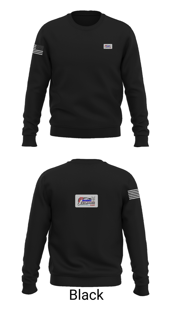 Crew Neck Sweatshirt, Jacquez Drywall llc, , Teamtime, Team time, sublimation, custom sports apparel, team uniforms, spirit wear, spiritwear, sports uniforms, custom shirts, team store, custom team store, fundraiser sports, apparel fundraiser