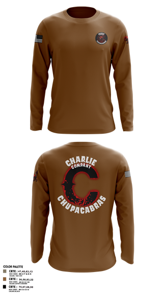 Long Sleeve Performance Shirt, C Co Chupacabras, Army, Teamtime, Team time, sublimation, custom sports apparel, team uniforms, spirit wear, spiritwear, sports uniforms, custom shirts, team store, custom team store, fundraiser sports, apparel fundraiser