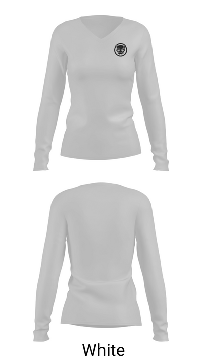 BLACK PANTHERS 34488786 Women's Long Sleeve V-neck Shirt - 15