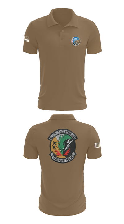 512th Dragons 89683598 Short Sleeve Performance Polo - 7