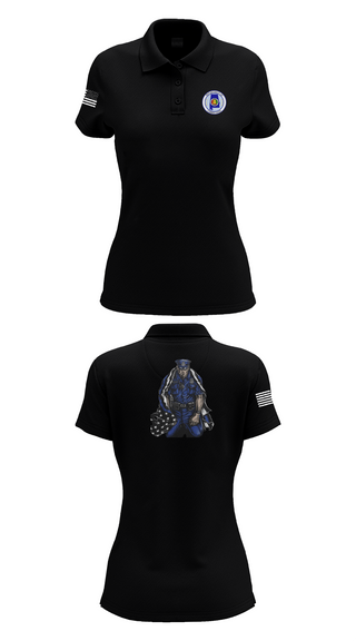 Womens Short Sleeve Performance Polo, Alabama Department of Corrections, Police, Teamtime, Team time, sublimation, custom sports apparel, team uniforms, spirit wear, spiritwear, sports uniforms, custom shirts, team store, custom team store, fundraiser sports, apparel fundraiser
