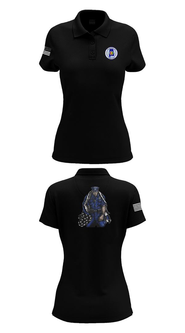 Womens Short Sleeve Performance Polo, Alabama Department of Corrections, Police, Teamtime, Team time, sublimation, custom sports apparel, team uniforms, spirit wear, spiritwear, sports uniforms, custom shirts, team store, custom team store, fundraiser sports, apparel fundraiser