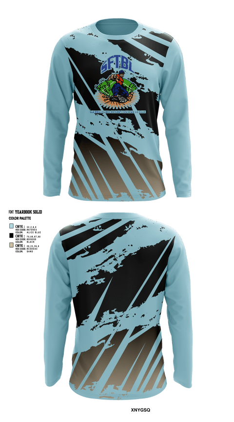 Long Sleeve Performance Shirt, SOUTH FLORIDA TRAVEL BASEBALL LEAGUE, Baseball, Teamtime, Team time, sublimation, custom sports apparel, team uniforms, spirit wear, spiritwear, sports uniforms, custom shirts, team store, custom team store, fundraiser sports, apparel fundraiser