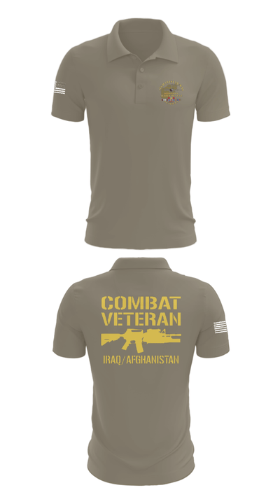 33rd Infantry 79937532 Short Sleeve Performance Polo - 67