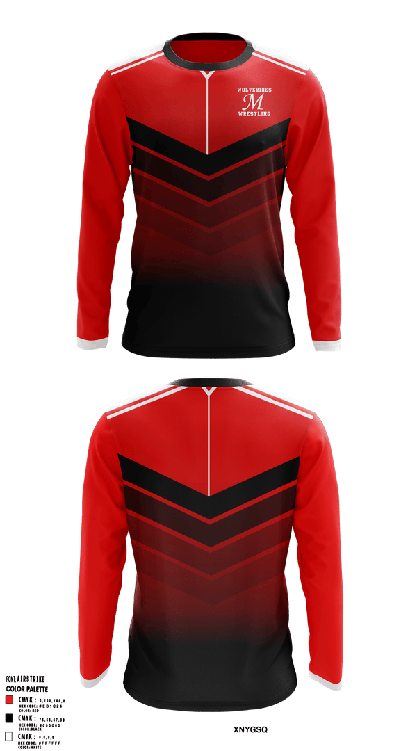 Long Sleeve Performance Shirt, Maysville R-1 School District Wrestling, Wrestling, Teamtime, Team time, sublimation, custom sports apparel, team uniforms, spirit wear, spiritwear, sports uniforms, custom shirts, team store, custom team store, fundraiser sports, apparel fundraiser