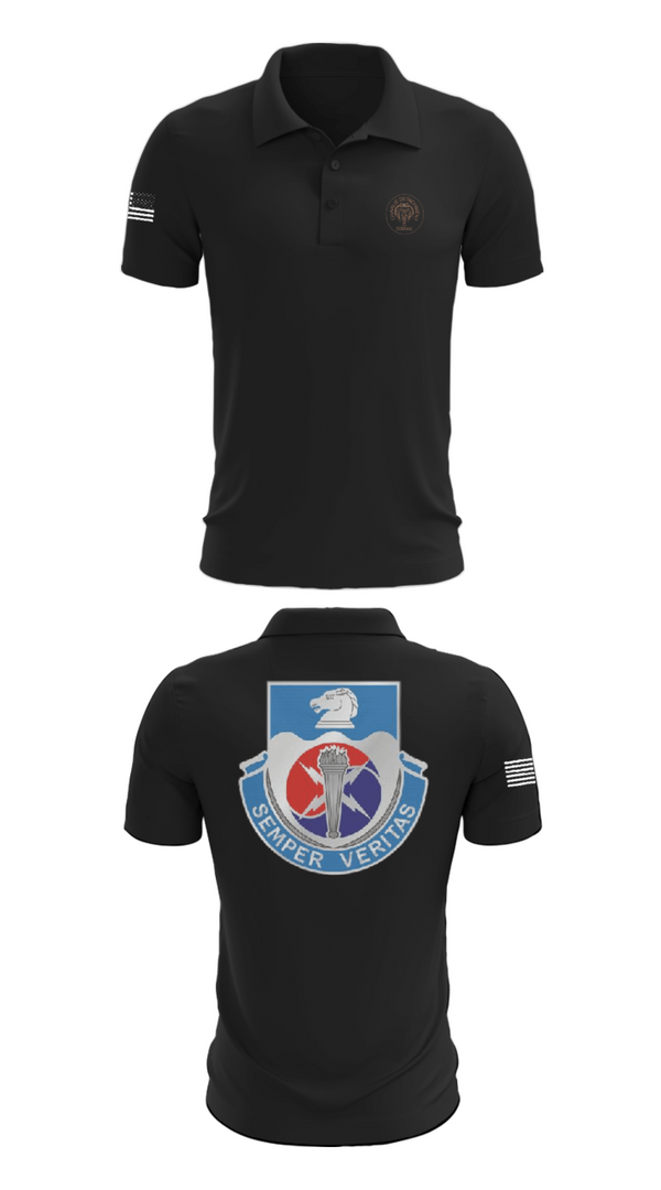 Short Sleeve Performance Polo, 312TH MI BN, CHARLIE DETACHMENT, Army, Teamtime, Team time, sublimation, custom sports apparel, team uniforms, spirit wear, spiritwear, sports uniforms, custom shirts, team store, custom team store, fundraiser sports, apparel fundraiser