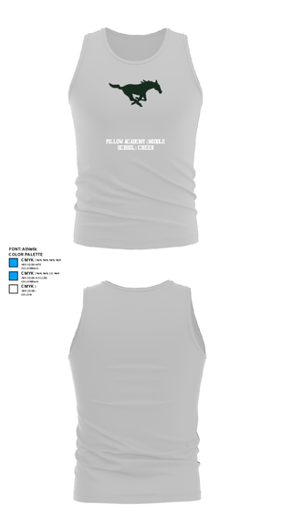Tank Top, Pillow Academy (Middle School) Cheer, Cheer, Teamtime, Team time, sublimation, custom sports apparel, team uniforms, spirit wear, spiritwear, sports uniforms, custom shirts, team store, custom team store, fundraiser sports, apparel fundraiser