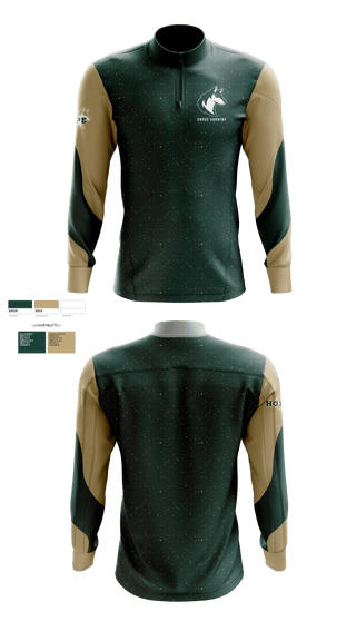 Quarter Zip Jacket, Hope Christian High School Cross Country, Cross Country, Teamtime, Team time, sublimation, custom sports apparel, team uniforms, spirit wear, spiritwear, sports uniforms, custom shirts, team store, custom team store, fundraiser sports, apparel fundraiser