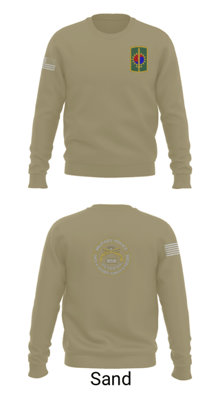 Crew Neck Sweatshirt, 142ND MILITARY POLICE, Army, Teamtime, Team time, sublimation, custom sports apparel, team uniforms, spirit wear, spiritwear, sports uniforms, custom shirts, team store, custom team store, fundraiser sports, apparel fundraiser