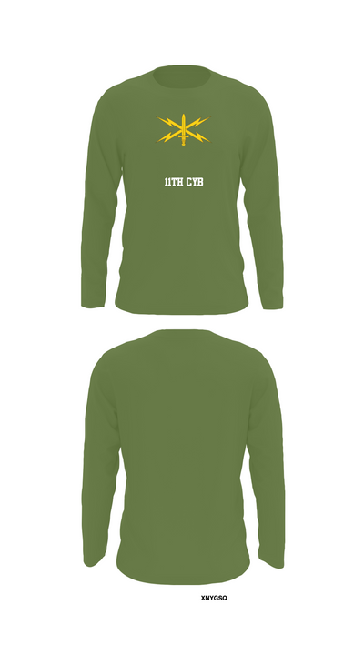 11th CYB 6124113 Long Sleeve Performance Shirt 52