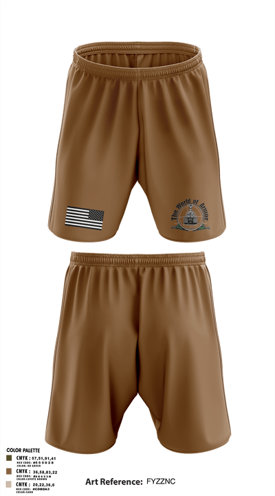 The World of Armor 9002280 Athletic Shorts With Pockets - 2