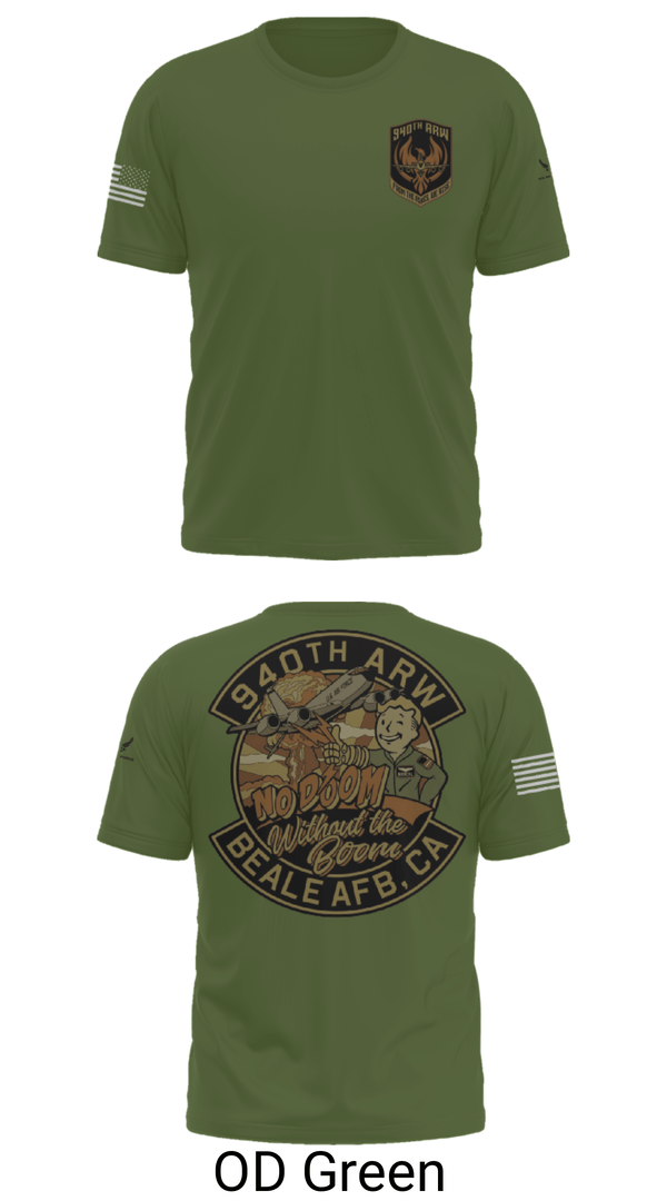 Short Sleeve Performance Shirt, 940 Air Refueling Wing, , Teamtime, Team time, sublimation, custom sports apparel, team uniforms, spirit wear, spiritwear, sports uniforms, custom shirts, team store, custom team store, fundraiser sports, apparel fundraiser