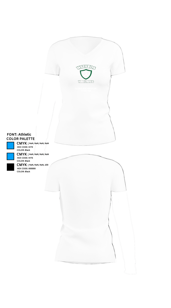 Womens Short Sleeve Vneck Shirt, Illinois Kids Wrestling Federation, Wrestling, Teamtime, Team time, sublimation, custom sports apparel, team uniforms, spirit wear, spiritwear, sports uniforms, custom shirts, team store, custom team store, fundraiser sports, apparel fundraiser