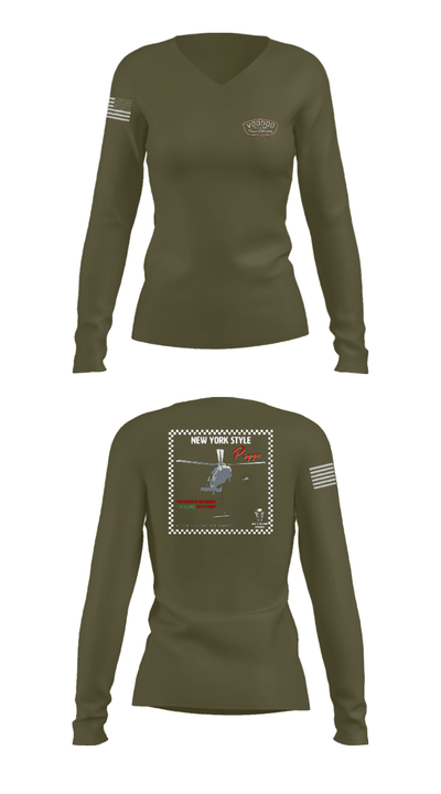 A Co.2-10 AHB 24005115 Women's Long Sleeve V-neck Shirt - 29