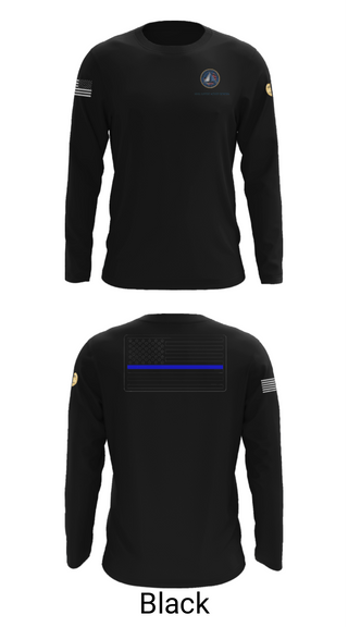 Long Sleeve Performance Shirt, NAVAL SUPPORT ACTIVITY BETHESDA SECURITY FORCES, Navy, Teamtime, Team time, sublimation, custom sports apparel, team uniforms, spirit wear, spiritwear, sports uniforms, custom shirts, team store, custom team store, fundraiser sports, apparel fundraiser