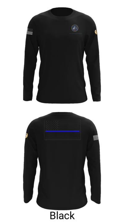 NAVAL SUPPORT ACTIVITY BETHESDA SECURITY FORCES 28838405 Long Sleeve Performance Shirt - 25