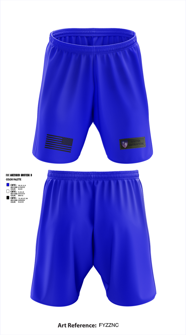 Athletic Shorts With Pockets, NATO Winter Instructor Course, , Teamtime, Team time, sublimation, custom sports apparel, team uniforms, spirit wear, spiritwear, sports uniforms, custom shirts, team store, custom team store, fundraiser sports, apparel fundraiser