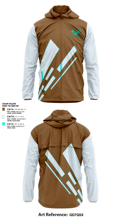 Windbreaker, Vovance-Footall, , Teamtime, Team time, sublimation, custom sports apparel, team uniforms, spirit wear, spiritwear, sports uniforms, custom shirts, team store, custom team store, fundraiser sports, apparel fundraiser