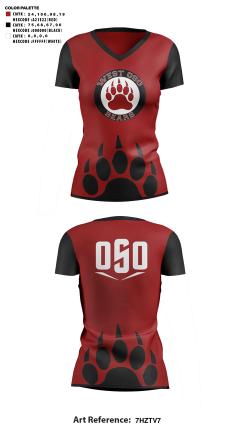 Womens Short Sleeve Vneck Shirt, West Oso High School Cheer, Cheer, Teamtime, Team time, sublimation, custom sports apparel, team uniforms, spirit wear, spiritwear, sports uniforms, custom shirts, team store, custom team store, fundraiser sports, apparel fundraiser
