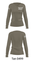 Internal Affairs 43312528 Women's Long Sleeve V-neck Shirt - 43
