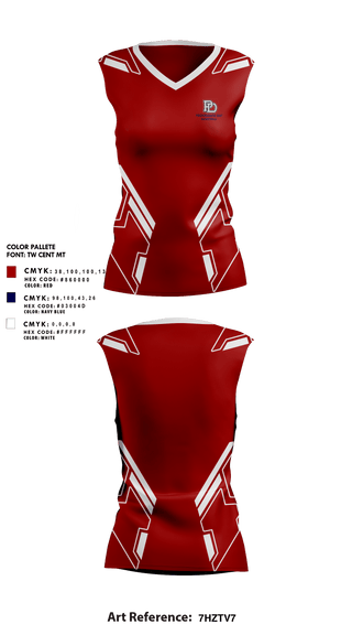 Sleeveless Performance Shirt, Providence Day School Volleyball, Women's Volleyball, Teamtime, Team time, sublimation, custom sports apparel, team uniforms, spirit wear, spiritwear, sports uniforms, custom shirts, team store, custom team store, fundraiser sports, apparel fundraiser