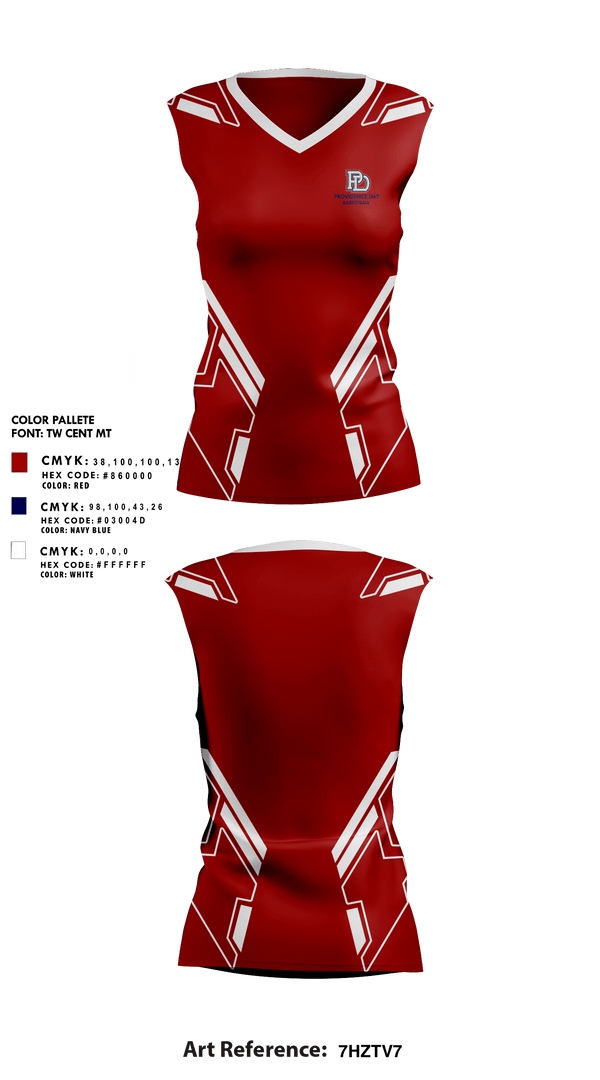 Sleeveless Performance Shirt, Providence Day School Volleyball, Women's Volleyball, Teamtime, Team time, sublimation, custom sports apparel, team uniforms, spirit wear, spiritwear, sports uniforms, custom shirts, team store, custom team store, fundraiser sports, apparel fundraiser