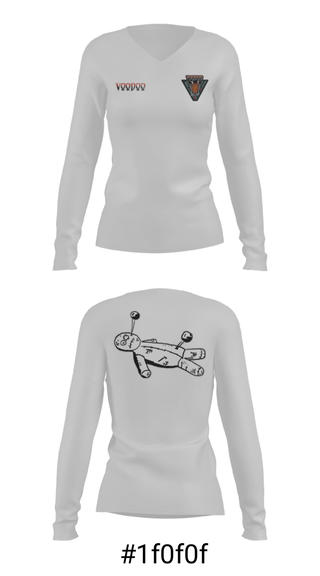 Women's Long Sleeve Vneck Shirt, A Co.2-10 AHB, , Teamtime, Team time, sublimation, custom sports apparel, team uniforms, spirit wear, spiritwear, sports uniforms, custom shirts, team store, custom team store, fundraiser sports, apparel fundraiser