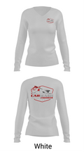 J&M BROTHERS 14644357 Women's Long Sleeve V-neck Shirt -1 16