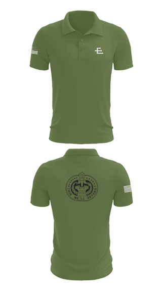 Short Sleeve Performance Polo, E/701, Army, Teamtime, Team time, sublimation, custom sports apparel, team uniforms, spirit wear, spiritwear, sports uniforms, custom shirts, team store, custom team store, fundraiser sports, apparel fundraiser