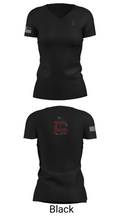 CalledOut Security 52981912 Women's Short Sleeve V-neck Shirt - 38