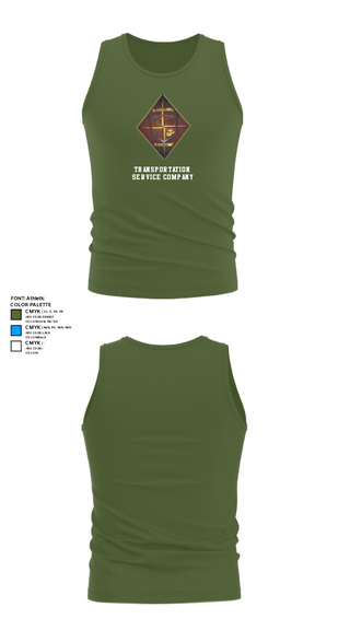 Tank Top, Transportation service company, Marines, Teamtime, Team time, sublimation, custom sports apparel, team uniforms, spirit wear, spiritwear, sports uniforms, custom shirts, team store, custom team store, fundraiser sports, apparel fundraiser