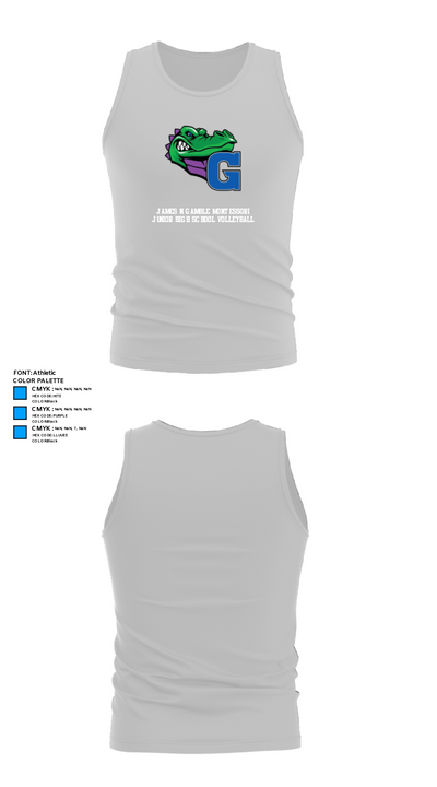James N Gamble Montessori Junior High School Volleyball 31595868 Tank Top - 13