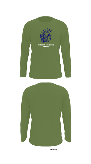 Long Sleeve Performance Shirt, Southeast High School Swimming, Swimming, Teamtime, Team time, sublimation, custom sports apparel, team uniforms, spirit wear, spiritwear, sports uniforms, custom shirts, team store, custom team store, fundraiser sports, apparel fundraiser