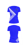 Stephen Decatur High School Tennis 12995947 Women's Short Sleeve V-neck Shirt - 23