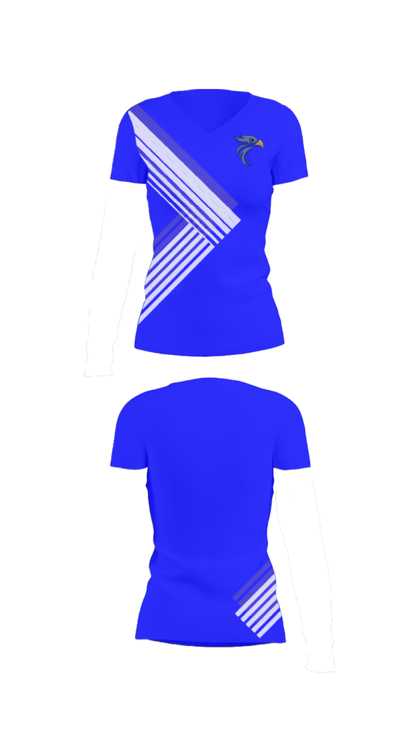 Women's Short Sleeve Vneck Shirt, Stephen Decatur High School Tennis, Tennis, Teamtime, Team time, sublimation, custom sports apparel, team uniforms, spirit wear, spiritwear, sports uniforms, custom shirts, team store, custom team store, fundraiser sports, apparel fundraiser