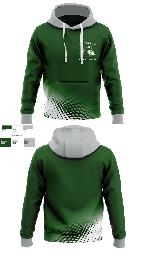 Hoodie, Nathan Hale High School Cross Country, Cross Country, Teamtime, Team time, sublimation, custom sports apparel, team uniforms, spirit wear, spiritwear, sports uniforms, custom shirts, team store, custom team store, fundraiser sports, apparel fundraiser