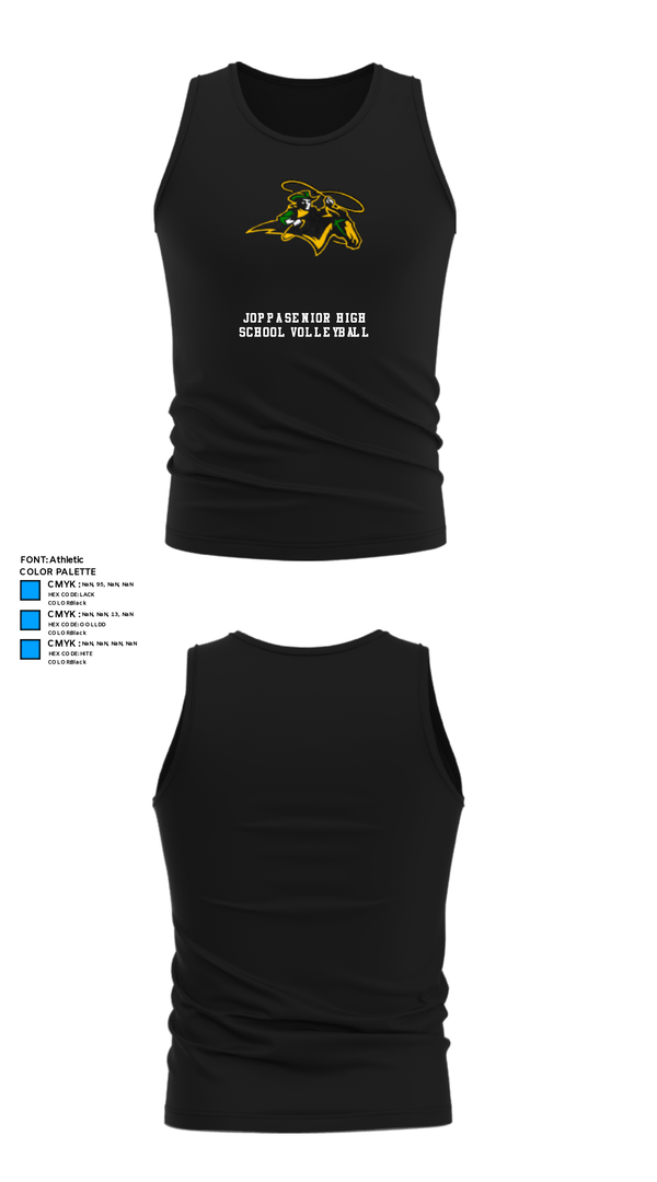Tank Top, Joppa Senior High School Volleyball, Women's Volleyball, Teamtime, Team time, sublimation, custom sports apparel, team uniforms, spirit wear, spiritwear, sports uniforms, custom shirts, team store, custom team store, fundraiser sports, apparel fundraiser